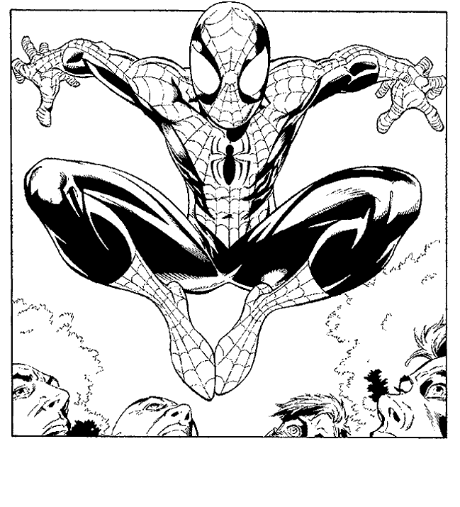 Página para colorir: Homem Aranha (Super heroi) #78710 - Páginas para Colorir Imprimíveis Gratuitamente