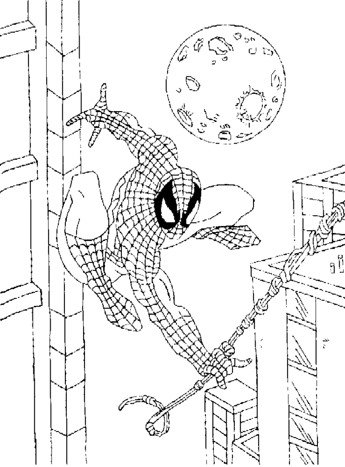 Página para colorir: Homem Aranha (Super heroi) #78711 - Páginas para Colorir Imprimíveis Gratuitamente