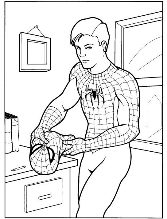 Página para colorir: Homem Aranha (Super heroi) #78716 - Páginas para Colorir Imprimíveis Gratuitamente