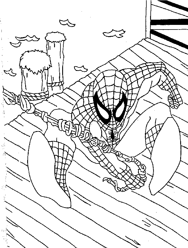 Página para colorir: Homem Aranha (Super heroi) #78743 - Páginas para Colorir Imprimíveis Gratuitamente