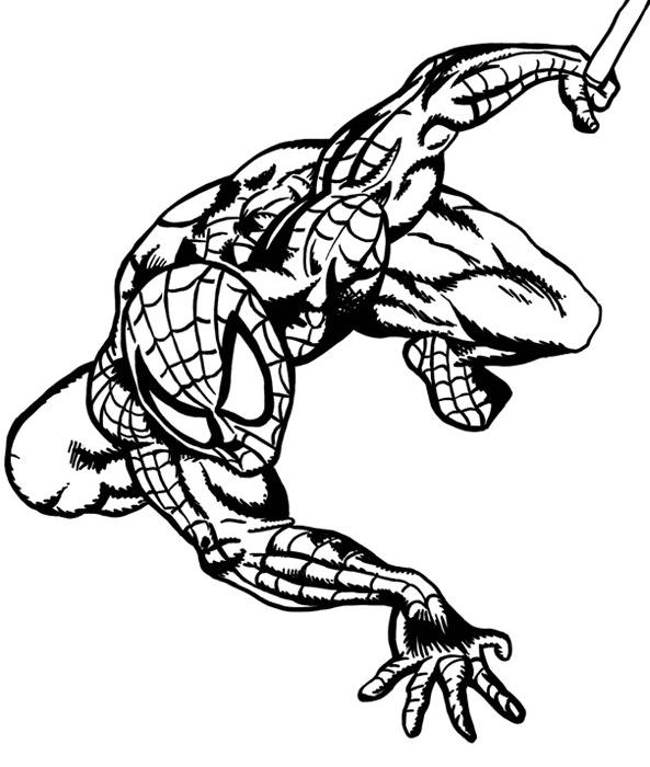 Página para colorir: Homem Aranha (Super heroi) #78752 - Páginas para Colorir Imprimíveis Gratuitamente
