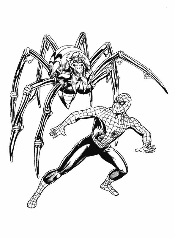 Página para colorir: Homem Aranha (Super heroi) #78757 - Páginas para Colorir Imprimíveis Gratuitamente