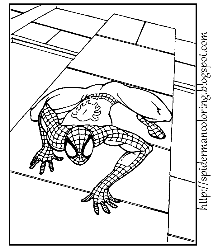 Página para colorir: Homem Aranha (Super heroi) #78766 - Páginas para Colorir Imprimíveis Gratuitamente