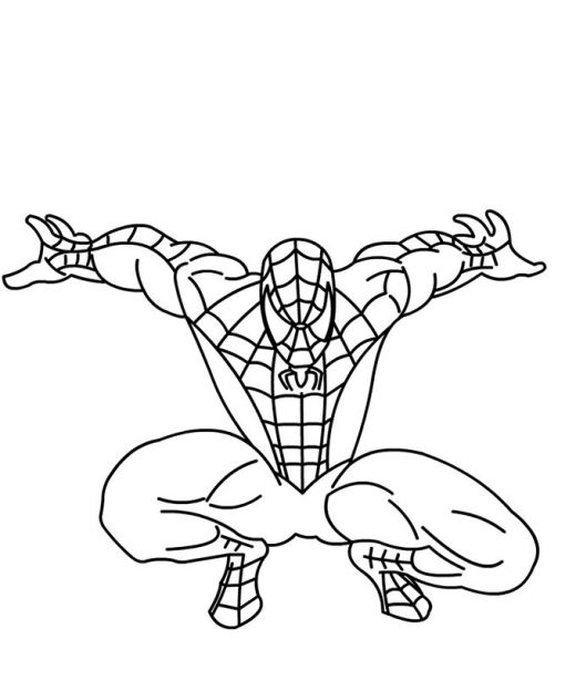 Página para colorir: Homem Aranha (Super heroi) #78769 - Páginas para Colorir Imprimíveis Gratuitamente