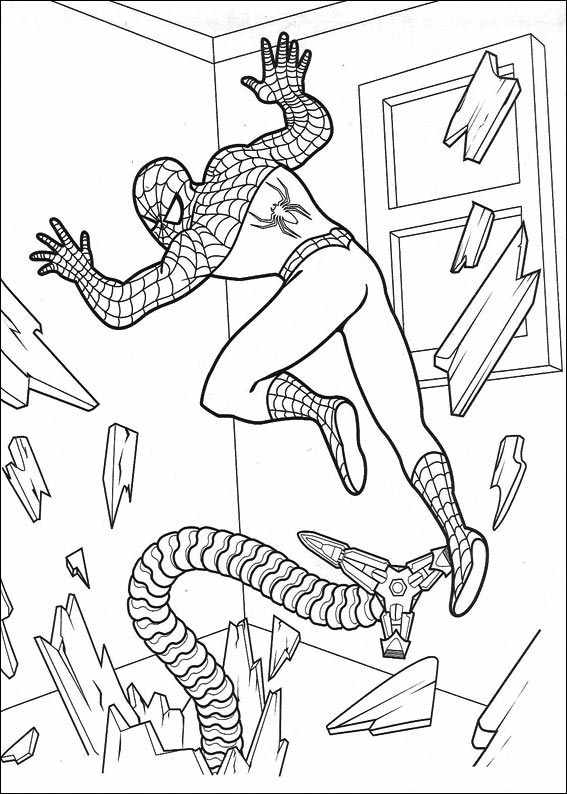 Página para colorir: Homem Aranha (Super heroi) #78775 - Páginas para Colorir Imprimíveis Gratuitamente