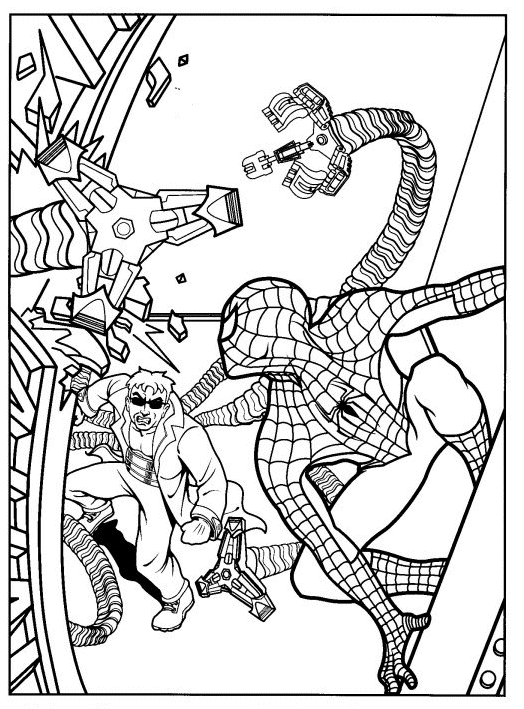 Página para colorir: Homem Aranha (Super heroi) #78789 - Páginas para Colorir Imprimíveis Gratuitamente