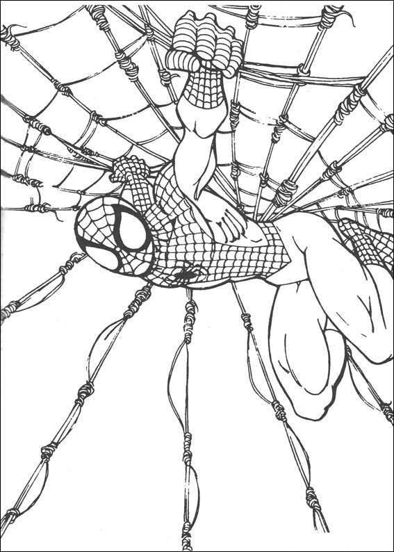 Página para colorir: Homem Aranha (Super heroi) #78793 - Páginas para Colorir Imprimíveis Gratuitamente
