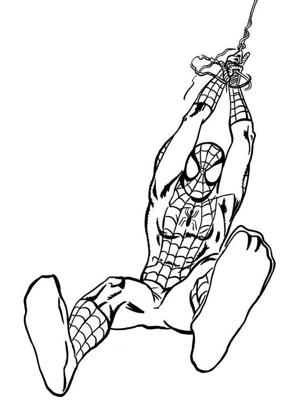 Página para colorir: Homem Aranha (Super heroi) #78826 - Páginas para Colorir Imprimíveis Gratuitamente
