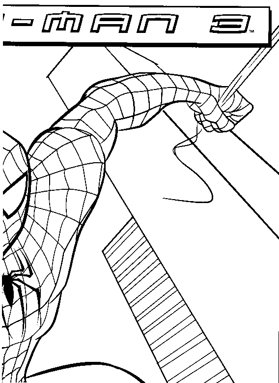 Página para colorir: Homem Aranha (Super heroi) #78841 - Páginas para Colorir Imprimíveis Gratuitamente