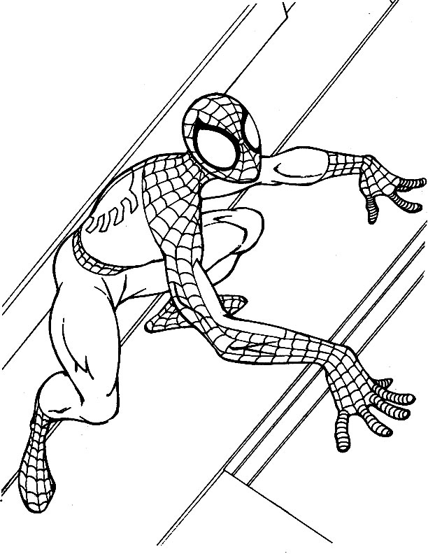 Página para colorir: Homem Aranha (Super heroi) #78857 - Páginas para Colorir Imprimíveis Gratuitamente