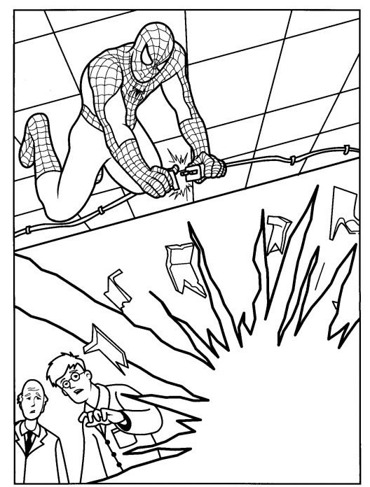 Página para colorir: Homem Aranha (Super heroi) #78862 - Páginas para Colorir Imprimíveis Gratuitamente