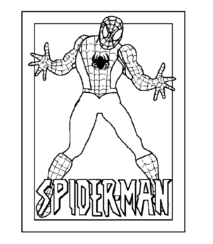 Página para colorir: Homem Aranha (Super heroi) #78863 - Páginas para Colorir Imprimíveis Gratuitamente