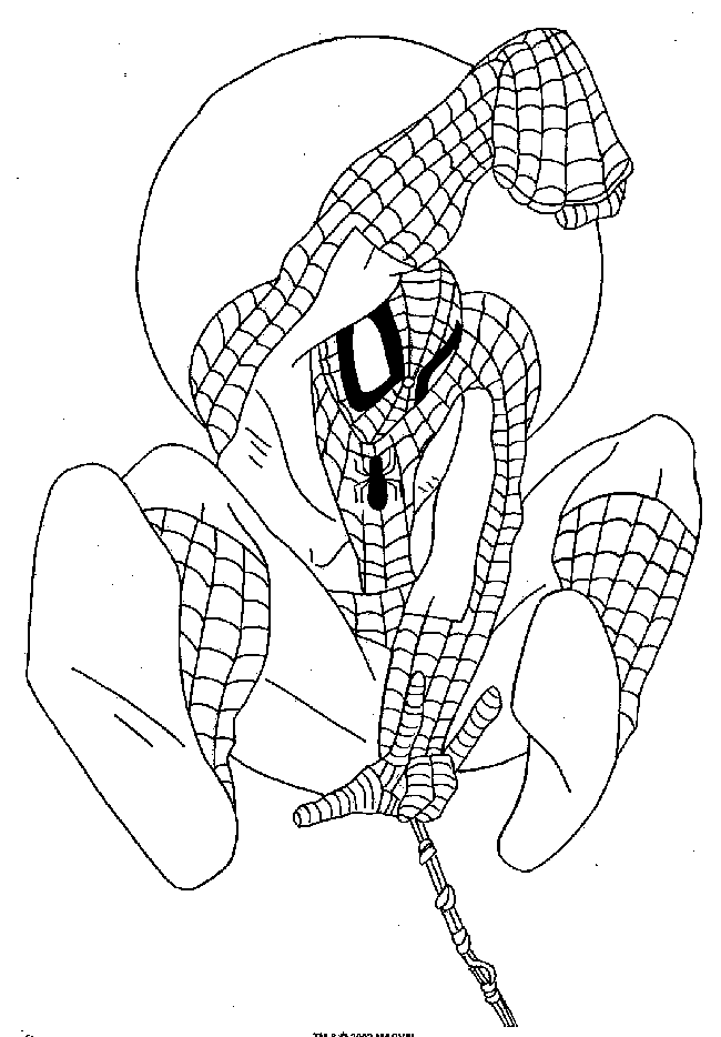 Página para colorir: Homem Aranha (Super heroi) #78865 - Páginas para Colorir Imprimíveis Gratuitamente