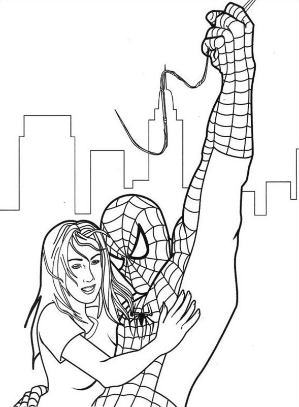 Página para colorir: Homem Aranha (Super heroi) #78875 - Páginas para Colorir Imprimíveis Gratuitamente