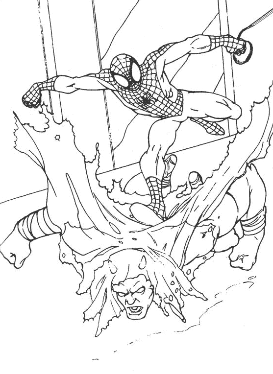 Página para colorir: Homem Aranha (Super heroi) #78876 - Páginas para Colorir Imprimíveis Gratuitamente