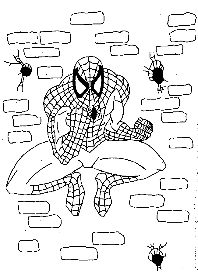 Página para colorir: Homem Aranha (Super heroi) #78891 - Páginas para Colorir Imprimíveis Gratuitamente