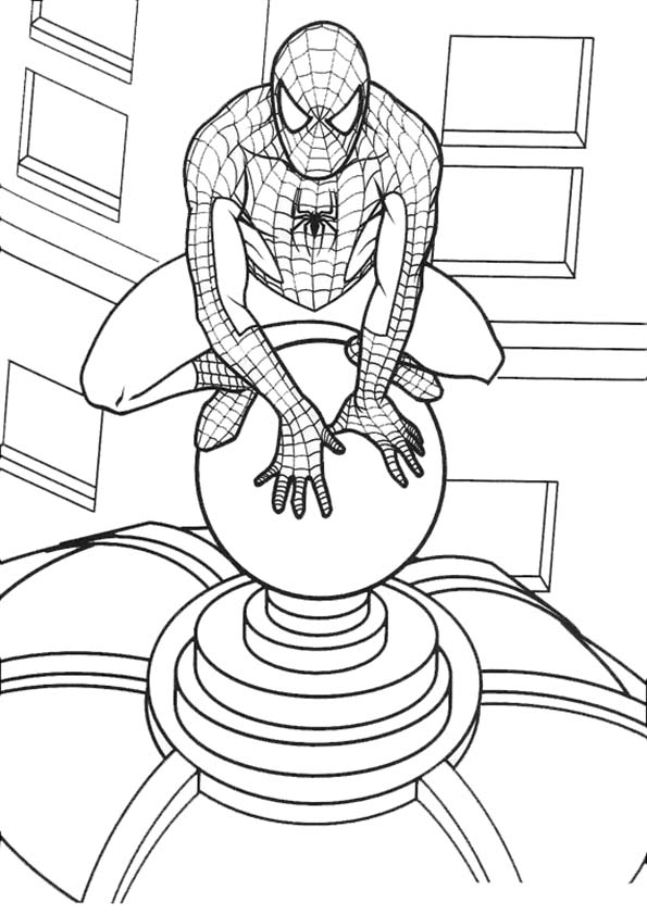 Página para colorir: Homem Aranha (Super heroi) #78895 - Páginas para Colorir Imprimíveis Gratuitamente