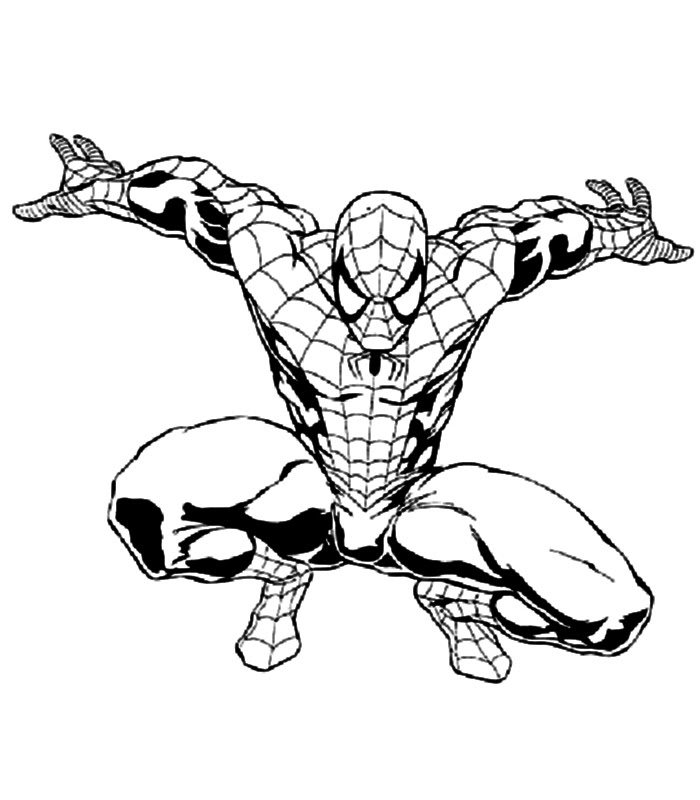 Página para colorir: Homem Aranha (Super heroi) #78899 - Páginas para Colorir Imprimíveis Gratuitamente
