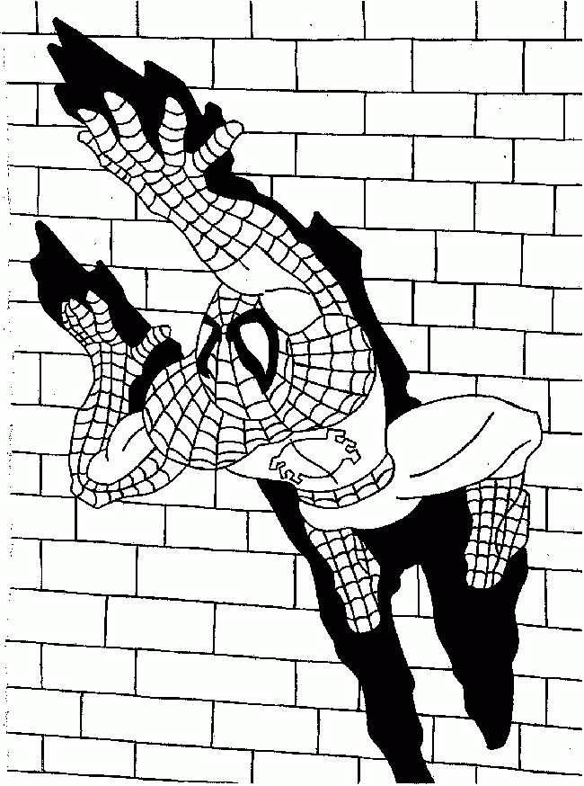 Página para colorir: Homem Aranha (Super heroi) #78901 - Páginas para Colorir Imprimíveis Gratuitamente