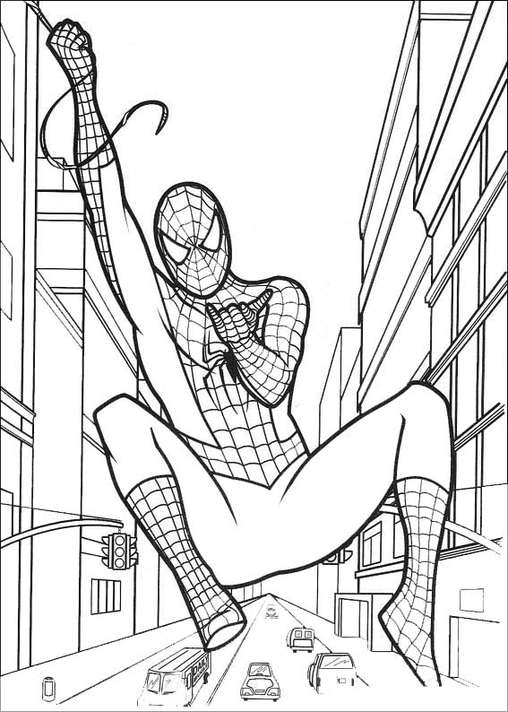 Página para colorir: Homem Aranha (Super heroi) #78908 - Páginas para Colorir Imprimíveis Gratuitamente