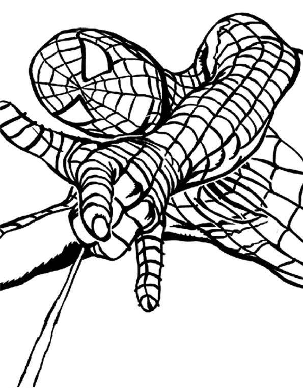 Página para colorir: Homem Aranha (Super heroi) #78914 - Páginas para Colorir Imprimíveis Gratuitamente