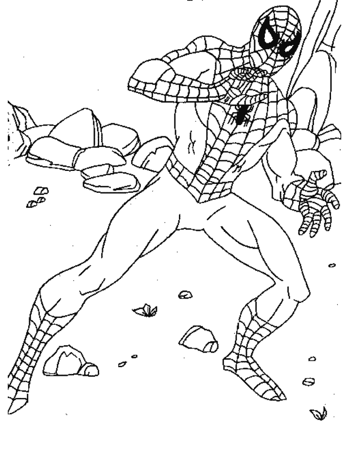 Página para colorir: Homem Aranha (Super heroi) #78937 - Páginas para Colorir Imprimíveis Gratuitamente