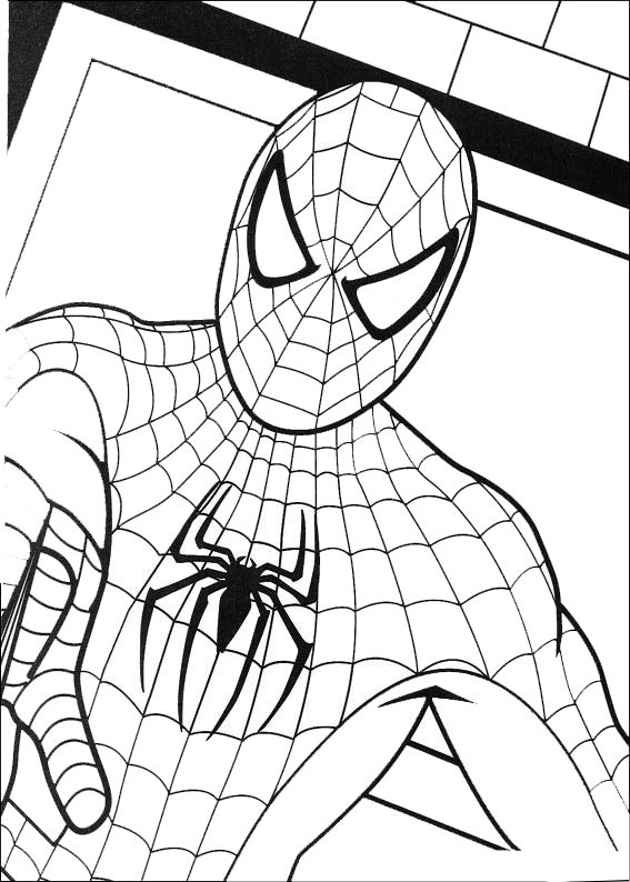 Página para colorir: Homem Aranha (Super heroi) #78944 - Páginas para Colorir Imprimíveis Gratuitamente