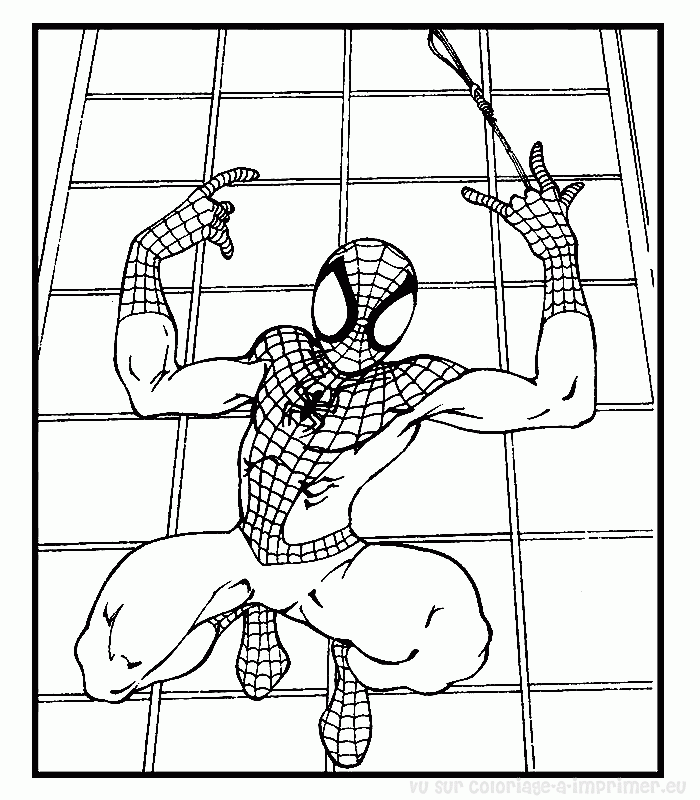 Página para colorir: Homem Aranha (Super heroi) #78958 - Páginas para Colorir Imprimíveis Gratuitamente
