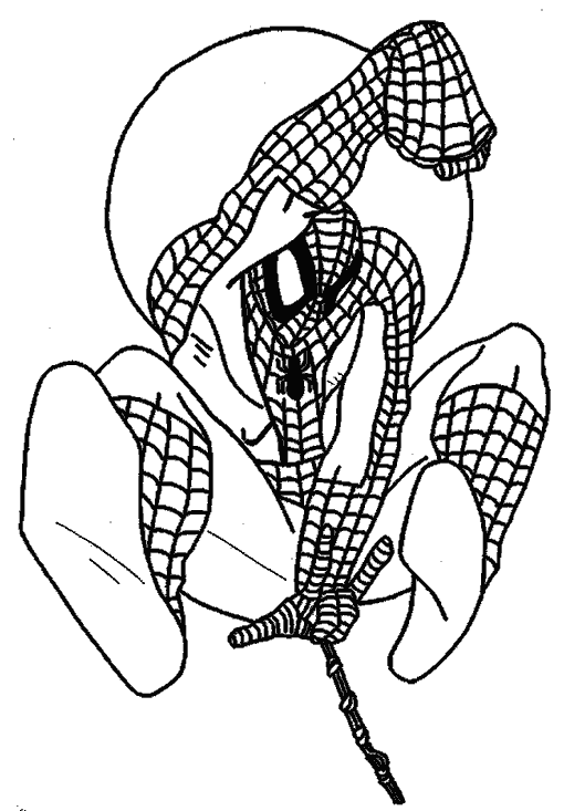 Página para colorir: Homem Aranha (Super heroi) #78960 - Páginas para Colorir Imprimíveis Gratuitamente