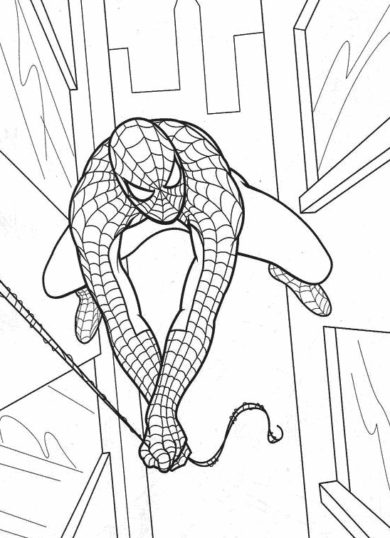 Página para colorir: Homem Aranha (Super heroi) #78961 - Páginas para Colorir Imprimíveis Gratuitamente