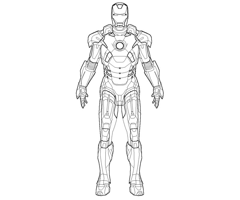 Página para colorir: Homem de Ferro (Super heroi) #80529 - Páginas para Colorir Imprimíveis Gratuitamente
