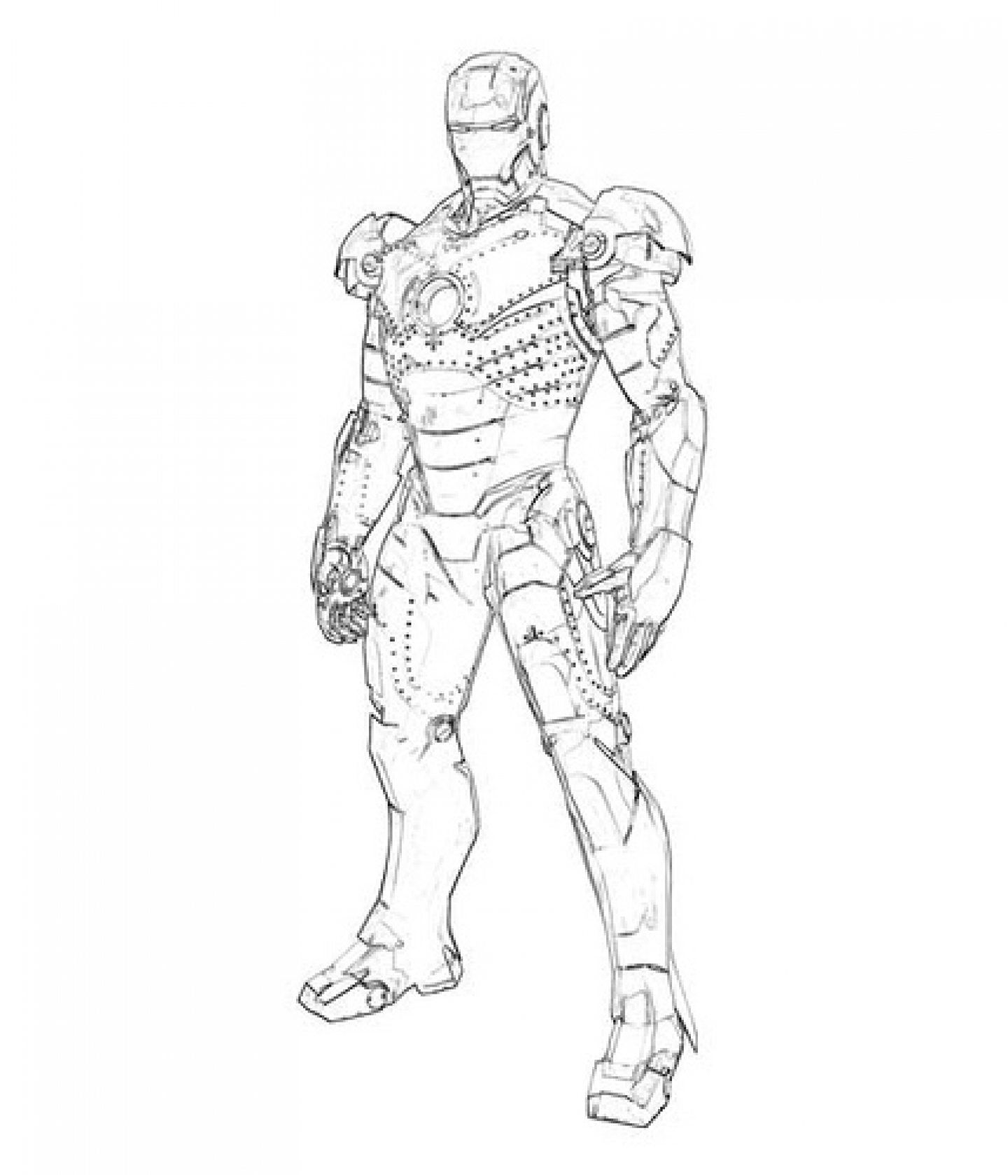 Página para colorir: Homem de Ferro (Super heroi) #80530 - Páginas para Colorir Imprimíveis Gratuitamente