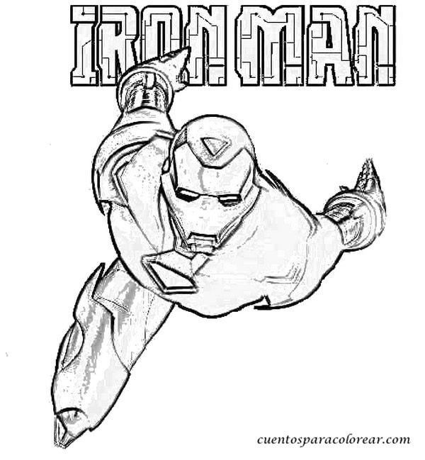Página para colorir: Homem de Ferro (Super heroi) #80543 - Páginas para Colorir Imprimíveis Gratuitamente
