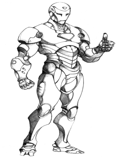 Página para colorir: Homem de Ferro (Super heroi) #80607 - Páginas para Colorir Imprimíveis Gratuitamente