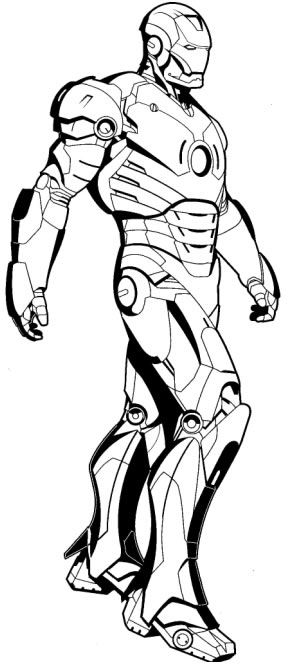 Página para colorir: Homem de Ferro (Super heroi) #80608 - Páginas para Colorir Imprimíveis Gratuitamente