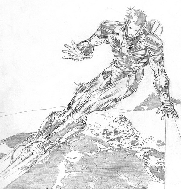 Página para colorir: Homem de Ferro (Super heroi) #80621 - Páginas para Colorir Imprimíveis Gratuitamente