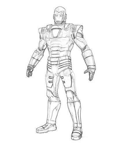 Página para colorir: Homem de Ferro (Super heroi) #80656 - Páginas para Colorir Imprimíveis Gratuitamente