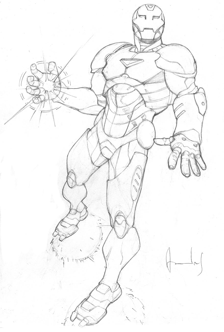 Página para colorir: Homem de Ferro (Super heroi) #80695 - Páginas para Colorir Imprimíveis Gratuitamente