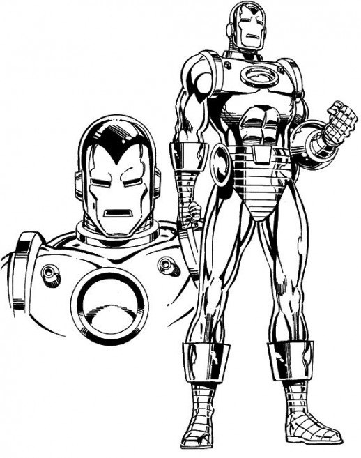Página para colorir: Homem de Ferro (Super heroi) #80703 - Páginas para Colorir Imprimíveis Gratuitamente