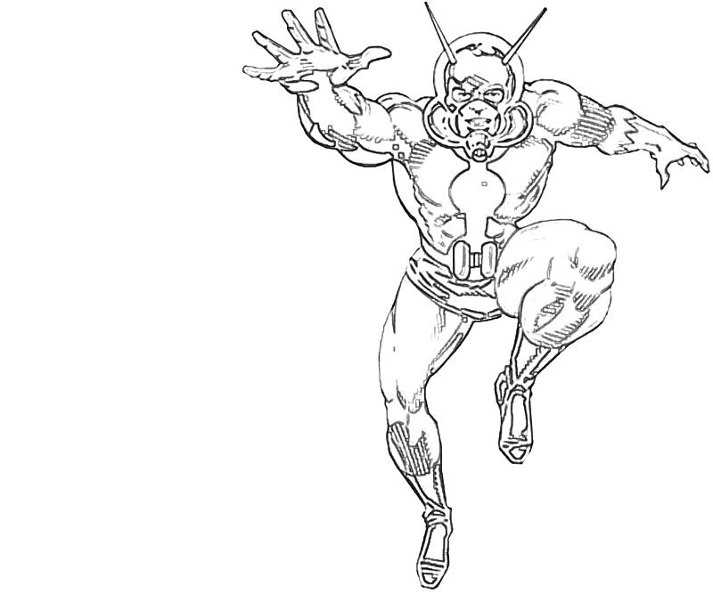 Página para colorir: Homem Formiga (Super heroi) #77681 - Páginas para Colorir Imprimíveis Gratuitamente