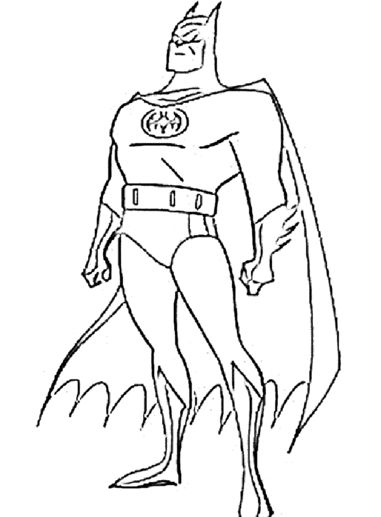 Página para colorir: homem Morcego (Super heroi) #76825 - Páginas para Colorir Imprimíveis Gratuitamente