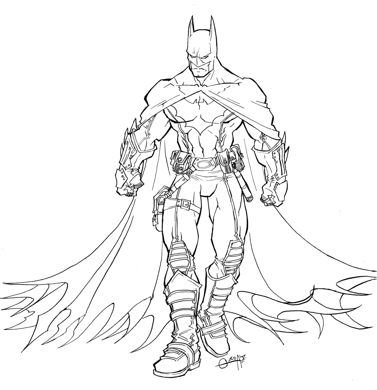 Página para colorir: homem Morcego (Super heroi) #76836 - Páginas para Colorir Imprimíveis Gratuitamente