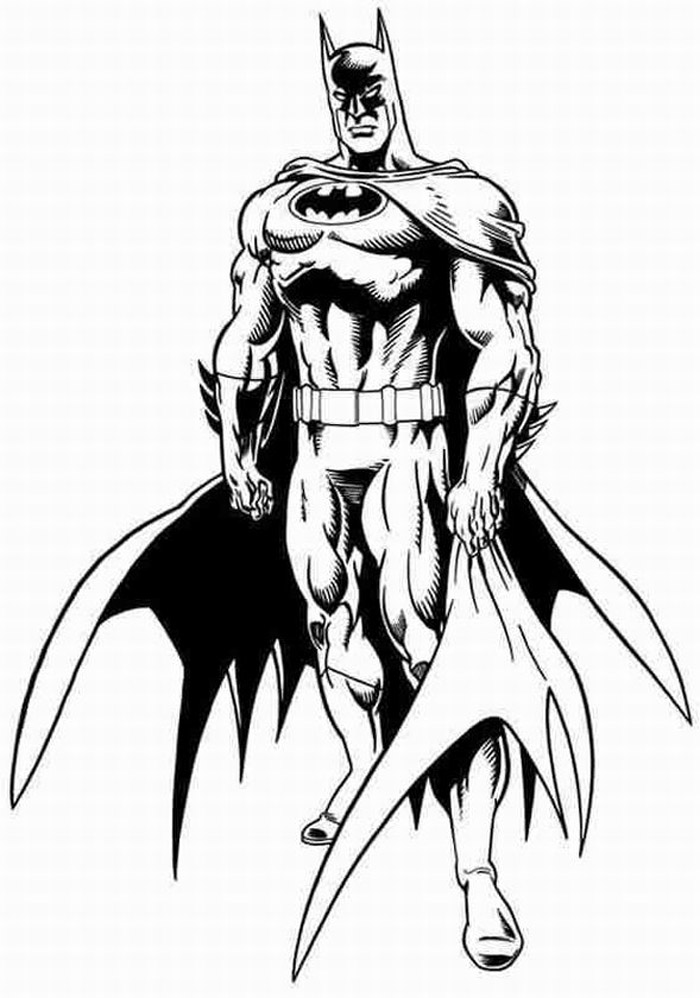 Página para colorir: homem Morcego (Super heroi) #76846 - Páginas para Colorir Imprimíveis Gratuitamente
