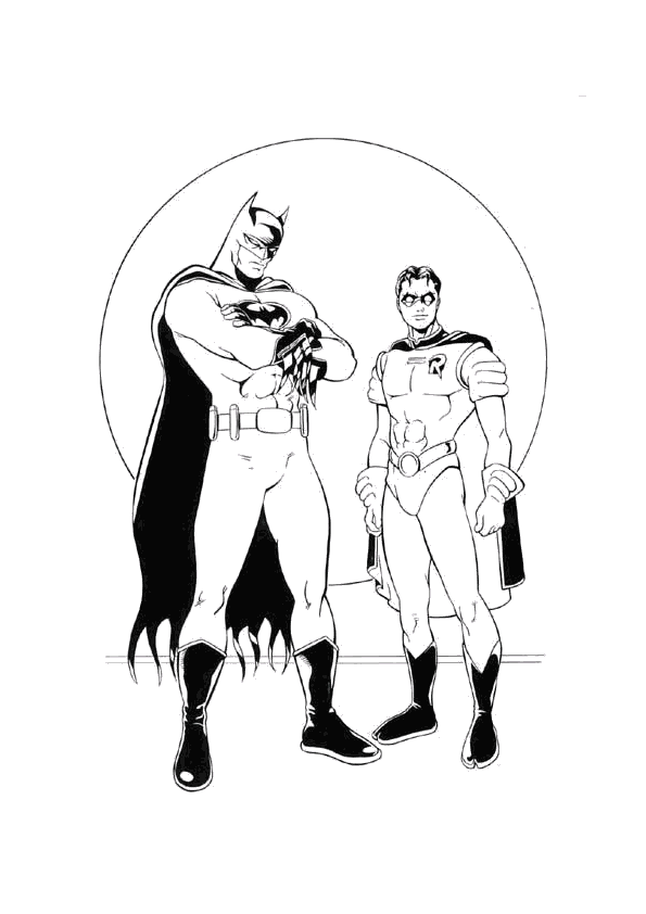 Página para colorir: homem Morcego (Super heroi) #76859 - Páginas para Colorir Imprimíveis Gratuitamente