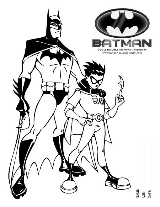 Página para colorir: homem Morcego (Super heroi) #76862 - Páginas para Colorir Imprimíveis Gratuitamente