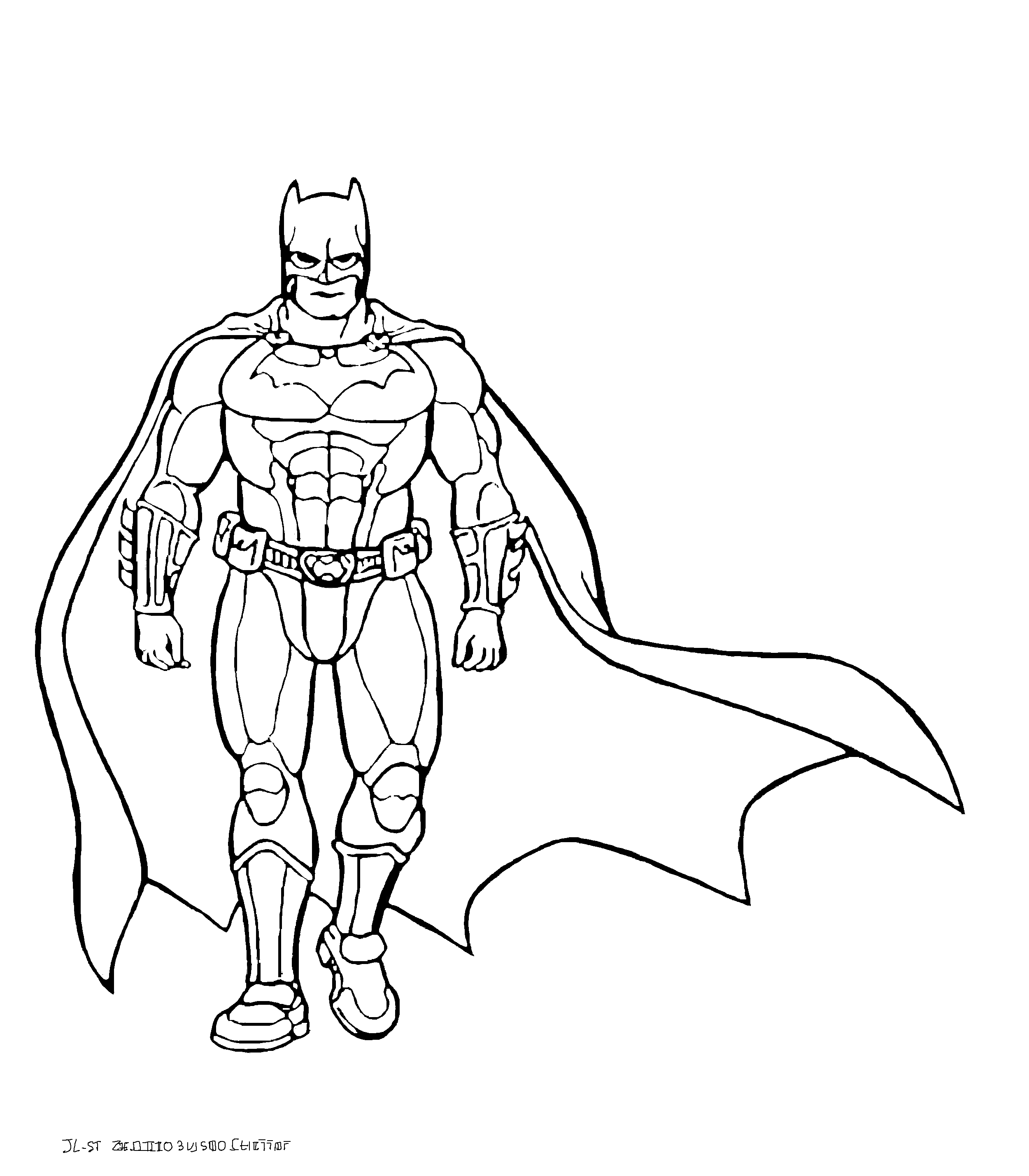 Página para colorir: homem Morcego (Super heroi) #76871 - Páginas para Colorir Imprimíveis Gratuitamente
