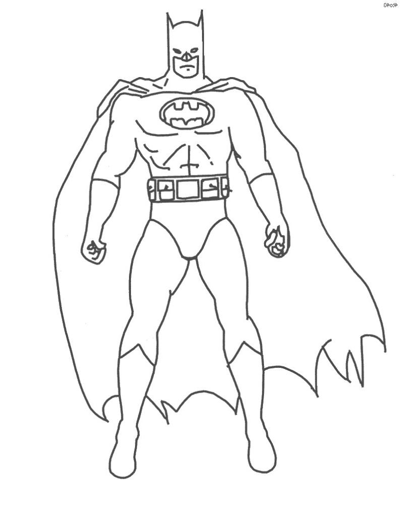 Página para colorir: homem Morcego (Super heroi) #76880 - Páginas para Colorir Imprimíveis Gratuitamente