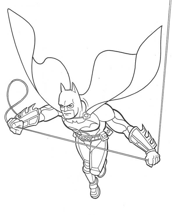 Página para colorir: homem Morcego (Super heroi) #76899 - Páginas para Colorir Imprimíveis Gratuitamente