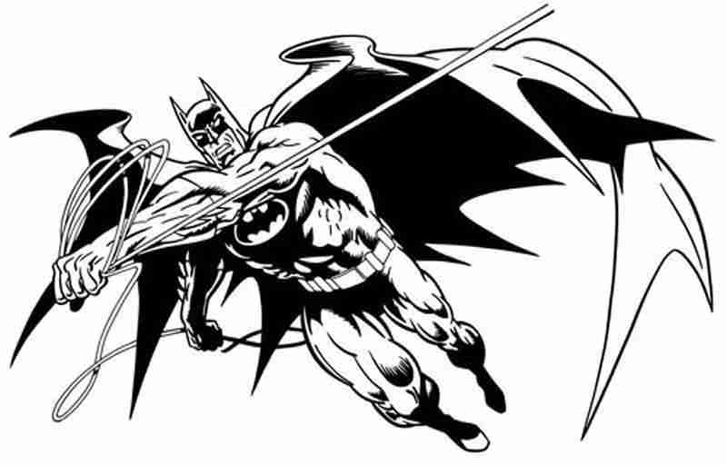 Página para colorir: homem Morcego (Super heroi) #76926 - Páginas para Colorir Imprimíveis Gratuitamente