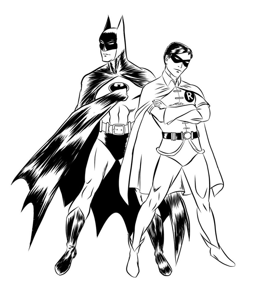 Página para colorir: homem Morcego (Super heroi) #76993 - Páginas para Colorir Imprimíveis Gratuitamente